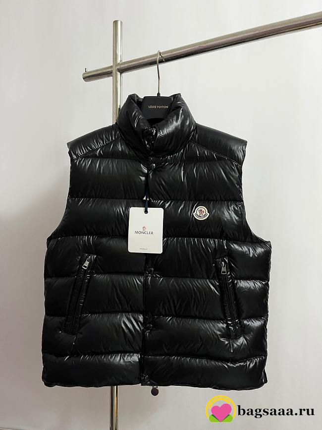 Bagsaaa Moncler Tibb Down Vest Black - 1