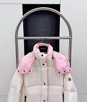 Bagsaaa Moncler Panara Puffer Jacket White & Pink - 4