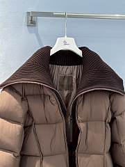 Bagsaaa Moncler Brerelle Long Down Jacket Brown - 3