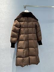 Bagsaaa Moncler Brerelle Long Down Jacket Brown - 2