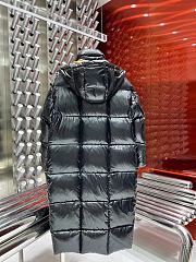 Bagsaaa Moncler Parnaiba Hooded Long Down Jacket Black - 2