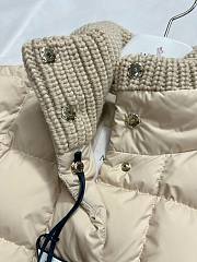 Bagsaaa Moncler Antigone Leather-Trimmed Short Down Jacket  - 4