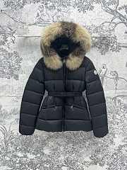 Bagsaaa Moncler Boed Hooded Shearling Short Down Jacket - 1