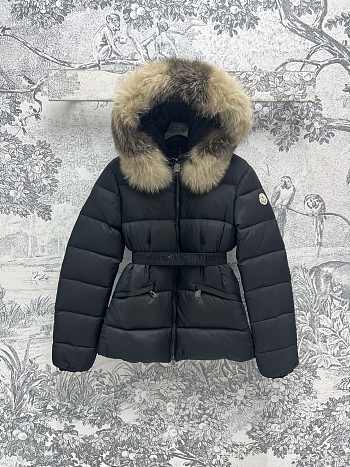 Bagsaaa Moncler Boed Hooded Shearling Short Down Jacket