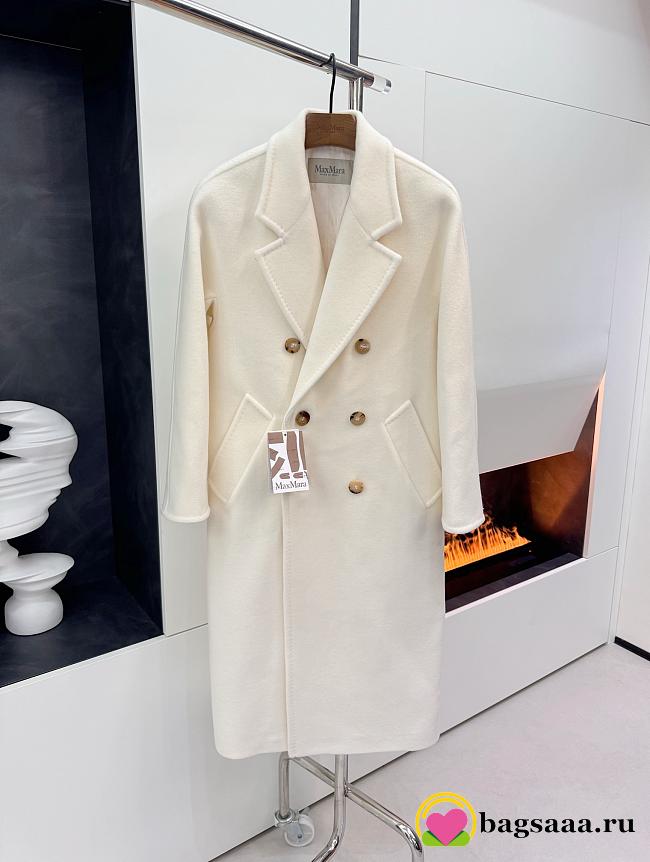 Bagsaaaa Max Mara Wool Coat White - 1