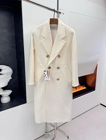 Bagsaaaa Max Mara Wool Coat White