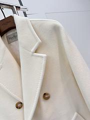 Bagsaaaa Max Mara Wool Coat White - 2