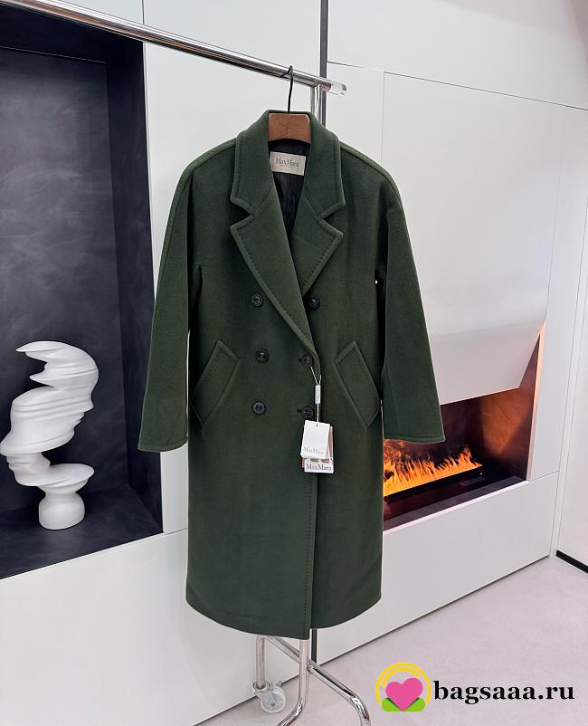 Bagsaaaa Max Mara Wool Coat Green - 1