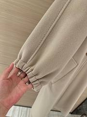 Bagsaaa Max Mara Zaffo cashmere double breasted long coat beige - 4