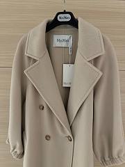 Bagsaaa Max Mara Zaffo cashmere double breasted long coat beige - 3