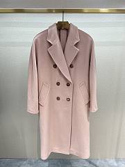 Bagsaaa Max Mara Pink Madame Wool And Cashmere Long Belted Coat - 1