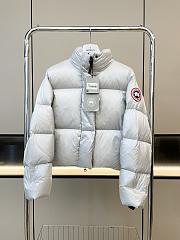 Bagsaaa Canada Goose Cypress Cropped Puffer Light Silver - 1