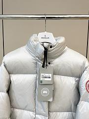 Bagsaaa Canada Goose Cypress Cropped Puffer Light Silver - 4