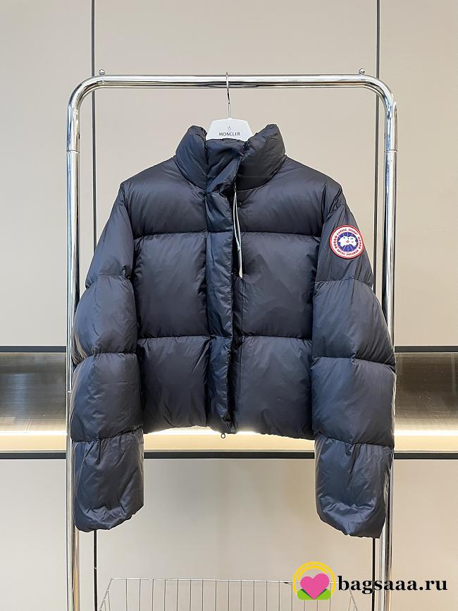 Bagsaaa Canada Goose Cypress Cropped Puffer Black - 1