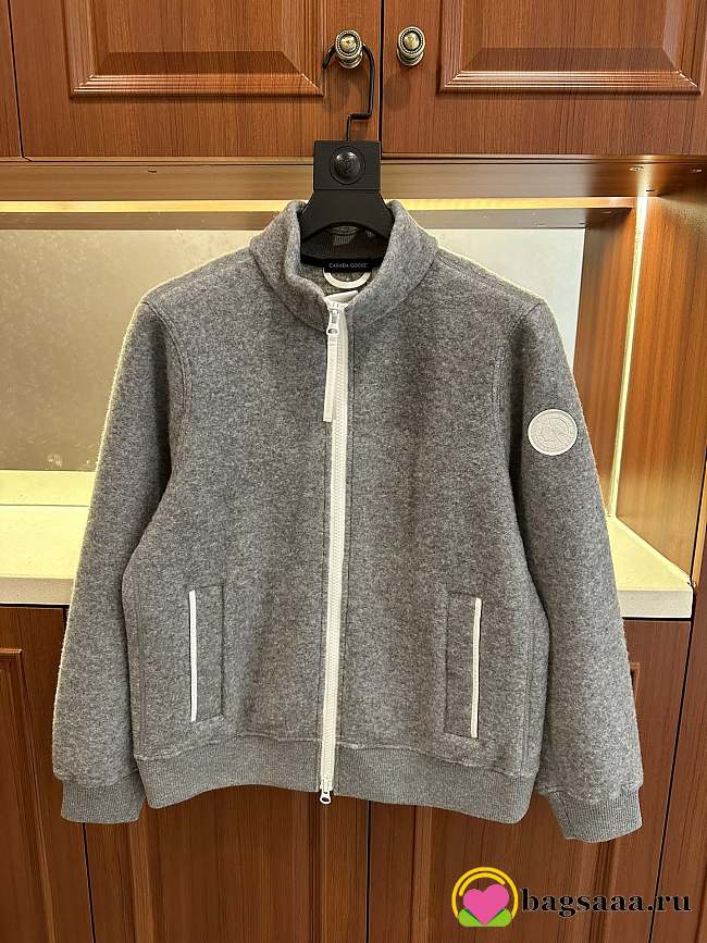 Bagsaaa Canada Goose Lawson Jacket Kind Fleece HUMANATURE Gray - 1