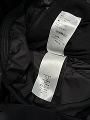 Bagsaaa DiorAlps Belted Puffer Jacket Black Quilted Technical Taffeta Jacquard with Dior Oblique Motif - 4