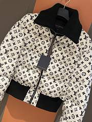 Bagsaaa Louis Vuitton 3D Monogram Cropped Puffer Jacket  - 2