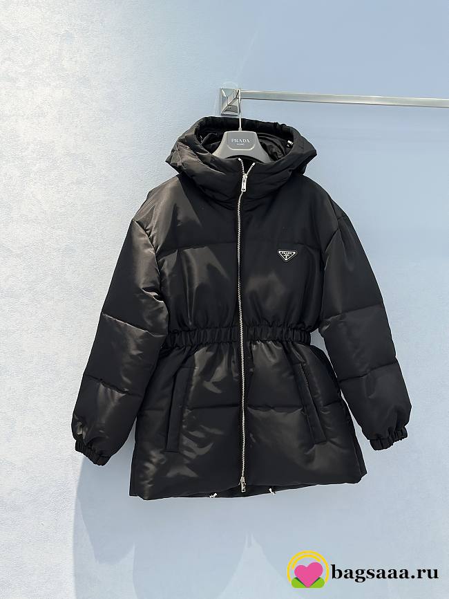 Bagsaaa Prada Re-Nylon down jacket black - 1