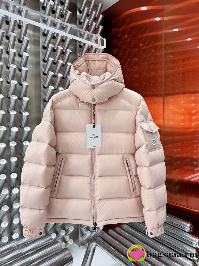 Bagsaaa Moncler Enfant Gles puffer jacket light pink - 1