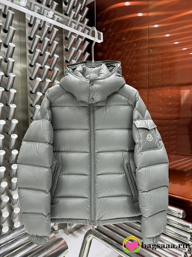 Bagsaaa Moncler Enfant Gles puffer jacket gray - 1