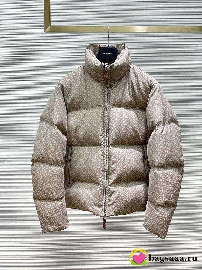 Bagsaaa Burberry Monogram Jacquard Puffer Jacket - 1