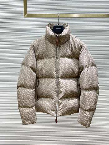 Bagsaaa Burberry Monogram Jacquard Puffer Jacket