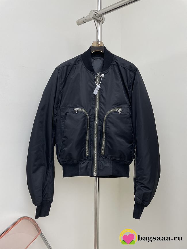 Bagsaaa Rick Owens Bauhaus Flight Jacket - Black - 1