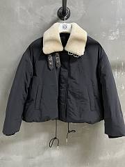 Bagsaaa Loewe Puffer jacket in technical cotton blend black - 1