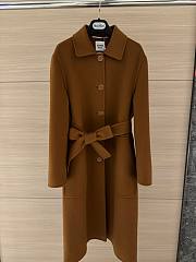 Bagsaaa Hermes Cashmere wrap coat brown - 1