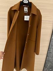 Bagsaaa Hermes Cashmere wrap coat brown - 4