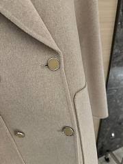 Bagsaaa Hermes Cashmere pea coat beige - 3