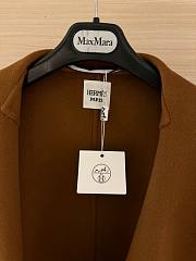 Bagsaaa Hermes Cashmere long coat brown - 2