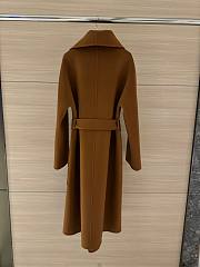 Bagsaaa Hermes Cashmere long coat brown - 3