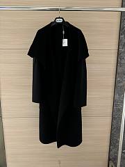 Bagsaaa Hermes Cashmere long coat black - 1