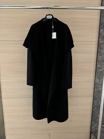 Bagsaaa Hermes Cashmere long coat black