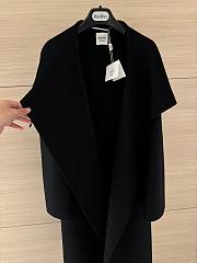 Bagsaaa Hermes Cashmere long coat black - 3