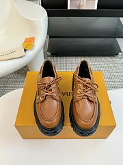 Bagsaaa Louis Vuitton LV Record Boat Shoe Brown - 2