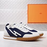 Bagsaaa Hermes Jet sneaker white & blue - 1