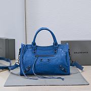 Bagsaaa Balenciaga Le City Small Bag in blue - 30x20x11cm - 1