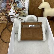 Bagsaaa Hermès Kelly Mini Teddy Plush Shearling - 19cm - 1