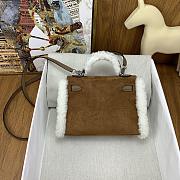 Bagsaaa Hermès Kelly Mini Teddy Plush Shearling - 19cm - 4