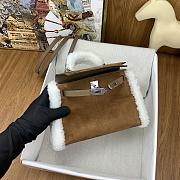 Bagsaaa Hermès Kelly Mini Teddy Plush Shearling - 19cm - 2