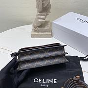 Bagsaaa Celine Wallet on strap in Triomphe Canvas and Smooth Lambskin - 20 x 12 x 5 CM - 4