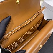 Bagsaaa Celine Wallet on strap in Triomphe Canvas and Smooth Lambskin - 20 x 12 x 5 CM - 2