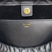 Bagsaaa Celine Small Cabas Drawstring Cuir Triomphe In Grained Calfskin Black - 22.5 x 18 x 13 CM - 2