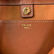 Bagsaaa Celine Small Cabas Drawstring Cuir Triomphe In Grained Calfskin Brown - 22.5 x 18 x 13 CM - 3