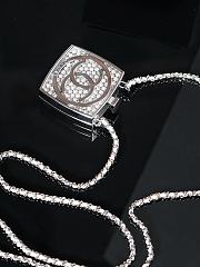 Bagsaaa Chanel Long Necklace Silver ABE842 - 6.5x7.2x2.4 cm - 2