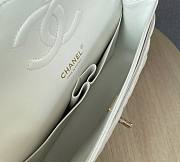 Bagsaaa Chanel Flap Bag Iridescent White & Light Gold Hardware - 25cm - 3