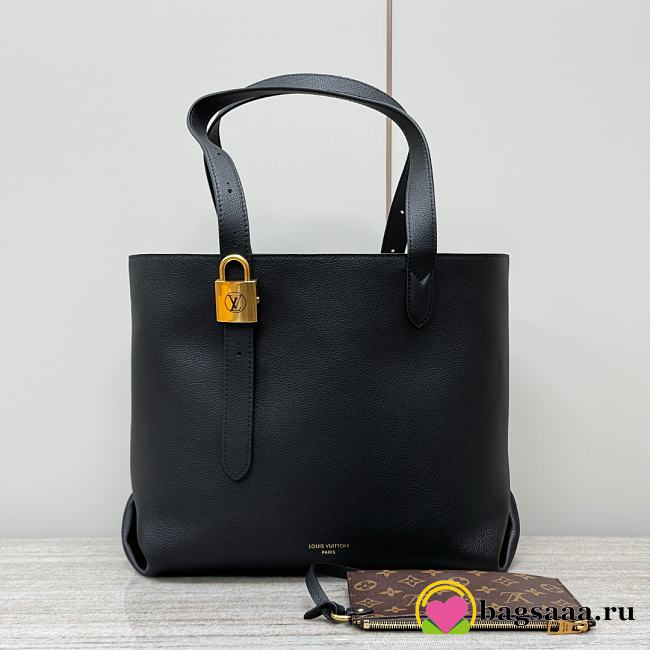 Bagsaaa Louis Vuitton M25341 Low Key Cabas MM Black - 47x30x14cm - 1