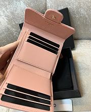 Bagsaaa Chanel Light Pink Caviar Wallet - 11x10cm - 2